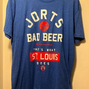 CHICAGO CUBS, ST. LOUIS CARDINALS FUNNY T-SHIRT MEN’S LARGE